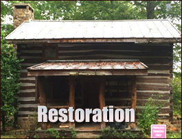Historic Log Cabin Restoration  New Holland, Ohio